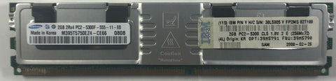 Samsung M395T5750EZ4-CE66 2GB DDR2 Server RAM Memory - Very Good