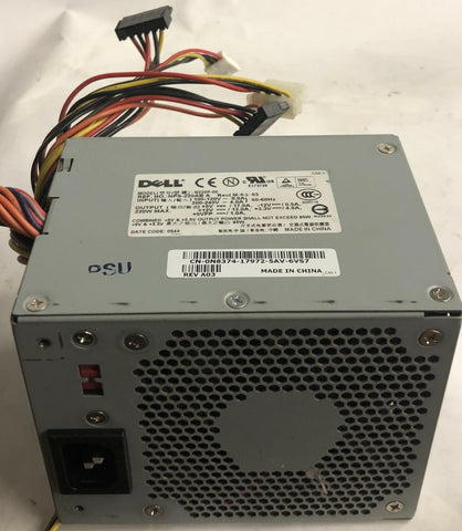 Dell OptiPlex GX520 Desktop N220P-00 220W Power Supply- N8374 - Very Good