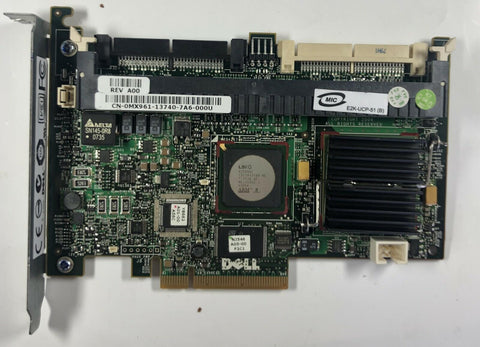 Dell PowerEdge 840 Server Perc 5i SAS/SATA RAID Controller- MX961 - Very Good
