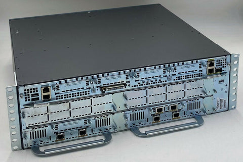 Cisco 3845 Integrated Services Router, w/ NM-HDV2-2T1/E1 - Very Good