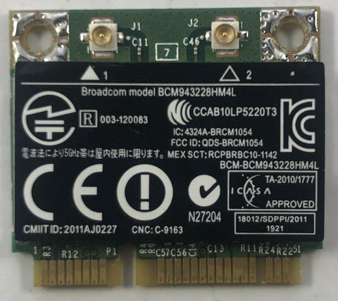 HP ProBook 6470b  Broadcom Dual Band Wireless Network & WiFi Adapter- 669832-001 - Very Good