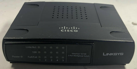 Cisco Linksys EZXS55W EtherFast 5-Port Workgroup Switch - Very Good