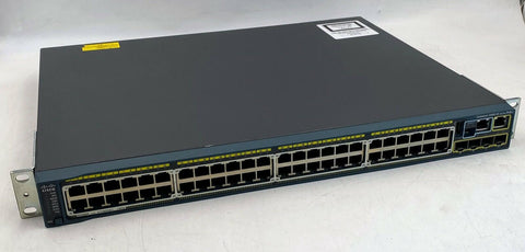 Cisco Catalyst 48-Port PoE Gigabit Network Switch- WS-C2960S-48FPS-L - Very Good