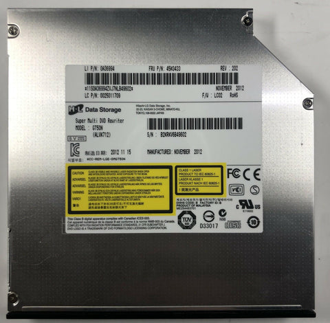 Lenovo ThinkCentre M92z AIO GT50N Super Multi DVD Rewriter- 45K0433 - Very Good