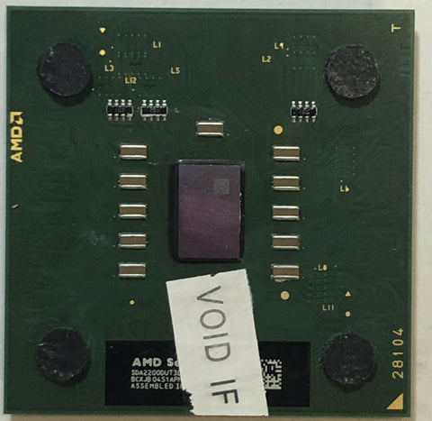 AMD Sempron 2200+ Desktop CPU Processor- SDA2200DUT3D - Very Good
