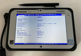 Panasonic FZ-M1JX19GVM Toughpad Rugged Tablet- No SSD, 8GB DDR3, i5-7Y57, No OS