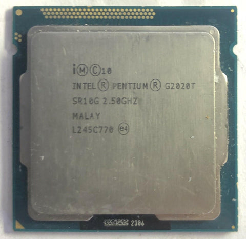 Intel Pentium G2020T Desktop CPU Processor- SR10G - Very Good