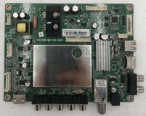 Vizio D43-C1 LED TV 715G7488-M01-000-004K Main Board- XFCB02K021020X - Very Good