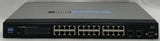 Cisco Linksys 24-Port Gigabit Switch With Webview- SRW2024 - Very Good