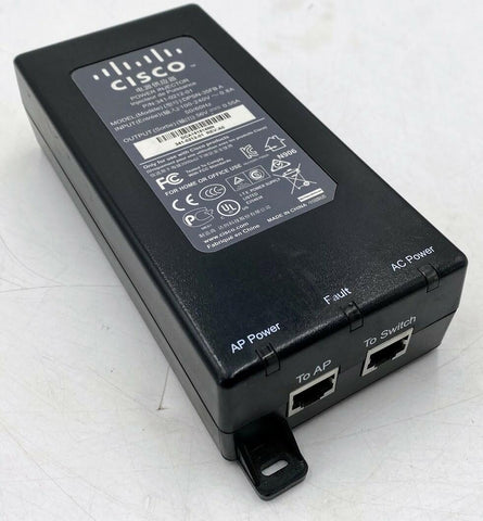Cisco PoE Injector DPSN-35FB-A Single Port 56V 0.55A - Very Good