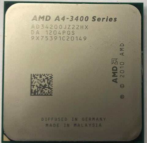 AMD A4-Series A4-3420 Desktop CPU Processor- AD3420OJZ22HX - Very Good