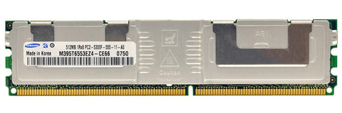 Samsung M395T6553EZ4-CE66 512MB DDR2 Server RAM Memory - Very Good