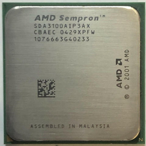 AMD Sempron 3100+ Desktop CPU Processor- SDA3100AIP3AX - Very Good