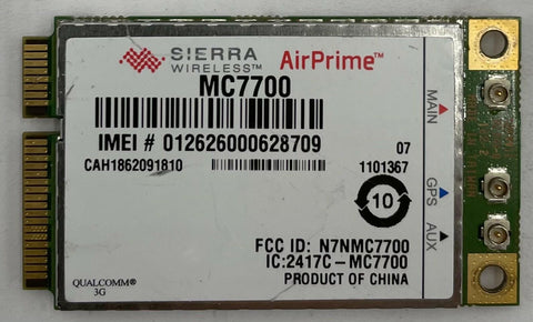Sierra Wireless AirPrime MC7700 4G LTE PCIe Mini Card - Very Good