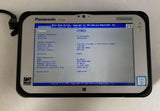 Panasonic FZ-M1JX19GVM Toughpad Rugged Tablet- No SSD, 8GB DDR3, i5-7Y57, No OS