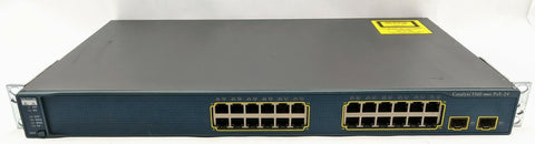 Cisco Catalyst 3560 Series PoE-24 24-Port Managed Switch- WS-C3560-24PS-S - Very Good