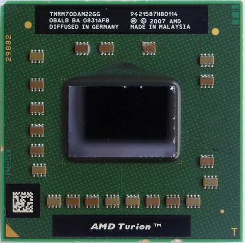 AMD Turion 64 X2 Mobile technology RM-70 Laptop CPU Processor- TMRM70DAM22GG - Very Good