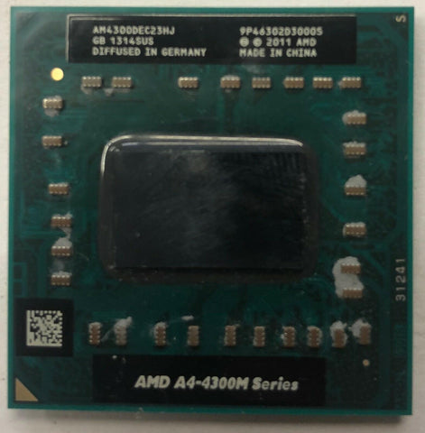 AMD A4-Series A4-4300M Laptop CPU Processor- AM4300DEC23HJ - Very Good