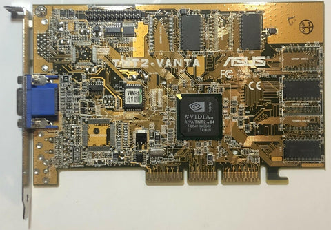 Asus TNT2-Vanta 8MB AGP Graphics Card - Very Good