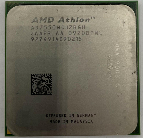 AMD Athlon X2 7550 Desktop CPU Processor- AD7550WCJ2BGH - Very Good