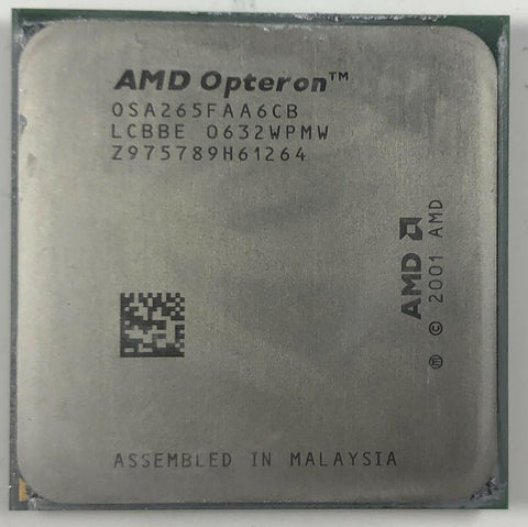 AMD Dual-Core Opteron 265 Server CPU Processor- OSA265FAA6CB - Very Good
