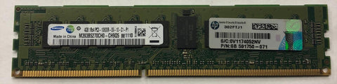 Samsung M393B5270CH0-CH9Q5 4GB DDR3 Server RAM Memory- 591750-071 - Very Good