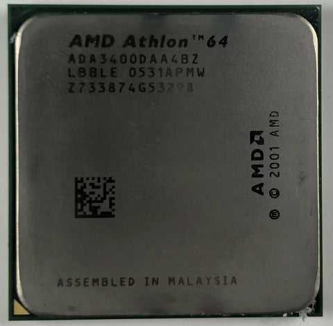 AMD Athlon 64 3400+ Desktop CPU Processor- ADA3400DAA4BZ - Very Good