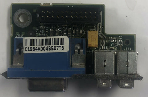 Dell PowerEdge 2850 Server Dual USB/VGA Control Panel Board- C1584 - Very Good