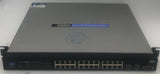 Cisco Linksys 24-Port Gigabit Switch With Webview- SRW2024 v1.2 - Very Good