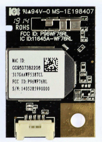 Vizio E500i-B1 LED TV 1E198407 Wifi Board- 317GAAWF538TCL - Very Good