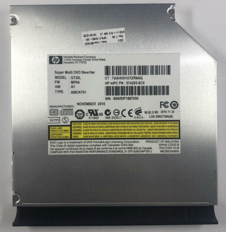 HP ProBook 6550b Laptop GT30L Super Multi DVD Rewriter- 613360-001 - Very Good