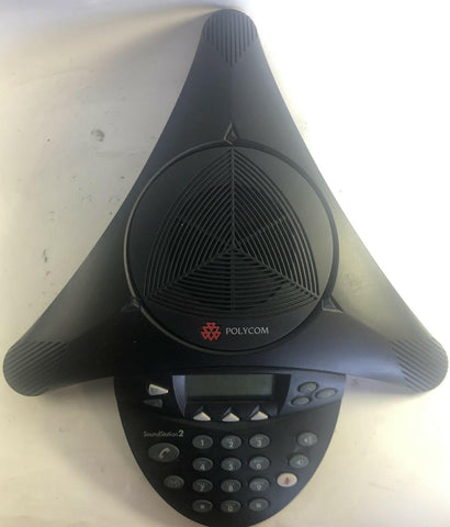 Polycom SoundStation2 Non-Expandable Conference Phone- 2201-16000-601 - Very Good