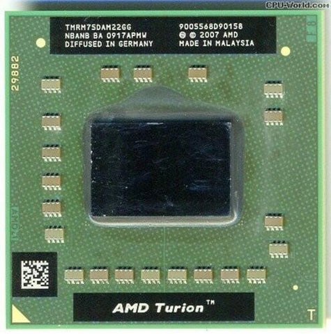 AMD Turion 64 X2 Mobile RM-75 Laptop CPU Processor- TMRM75DAM22GG - Very Good