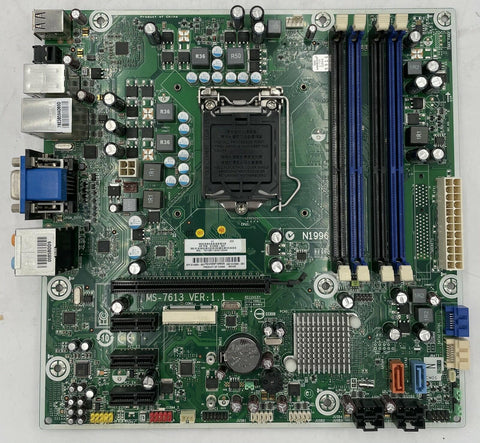 HP Pro 3130 Minitower MS-7613 Motherboard- 614494-001 - Very Good