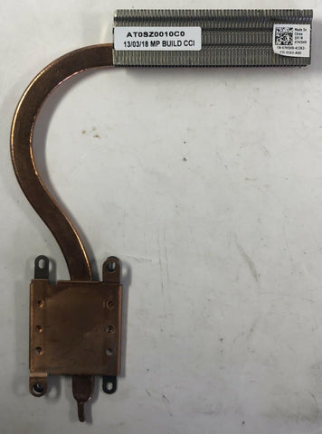 Dell Inspiron 15 Laptop AT0SZ0010C0 Heatsink- 7H5H9 - Very Good