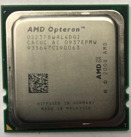 AMD Third Generation Opteron 2378 Server CPU Processor- OS2378WAL4DGI - Very Good