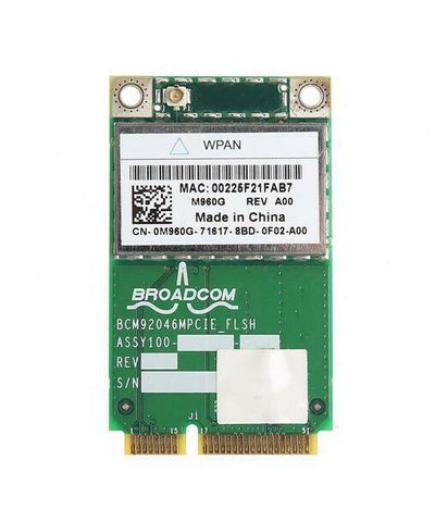 Dell Laptop Wireless Bluetooth PCI-E WPAN Card- 0M960G - Very Good