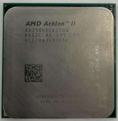 AMD Athlon II X2 250u Desktop CPU Processor- AD250USCK23GQ - Very Good