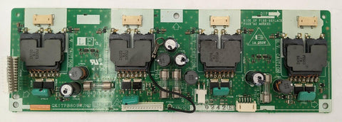 Sharp LC-37HV4U LCD TV QKITPB809WJN2 Backlight Inverter Board- DUNTKB809DE02 - Very Good