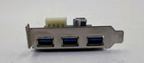 Syba SD-PEX20080 USB 3.0 PCI-e Card 3+1 Port - Very Good