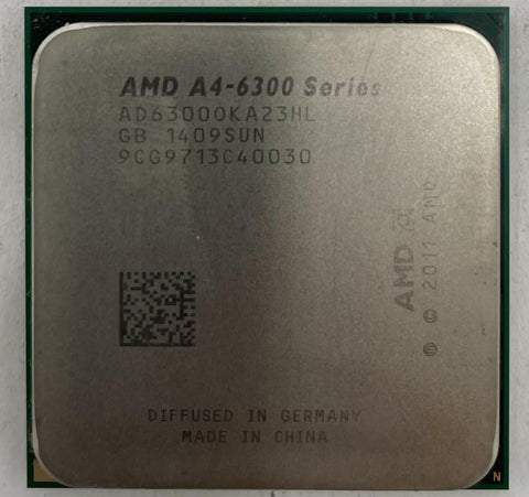 AMD A4-Series A4-6300 Desktop CPU Processor- AD6300OKA23HL - Very Good