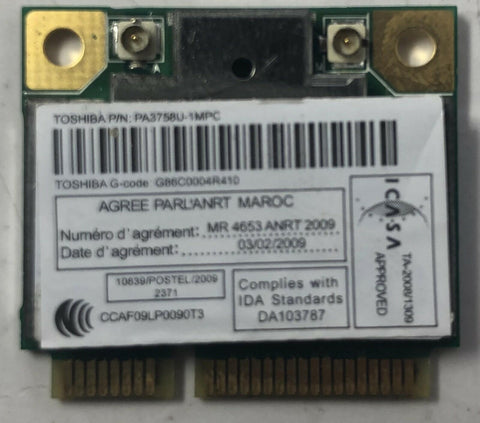 Toshiba Satellite A505 Laptop PA3758U-1MPC Wireless Network Adapter- V000190580 - Very Good