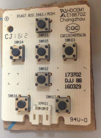 Hisense 55H6B TV Key Controller Unit- RSAG7.820.5963/ROH - Very Good