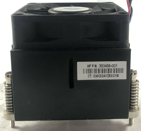 HP Compaq dx2000 Desktop Cooling Fan & Heatsink Assembly- 393468-001 - Very Good