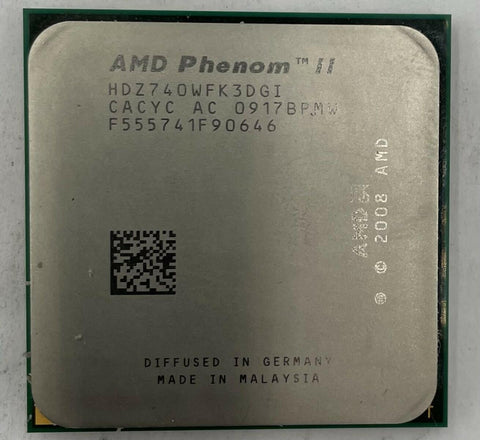 AMD Phenom II X3 740 Black Edition Desktop CPU Processor- HDZ740WFK3DGI - Very Good