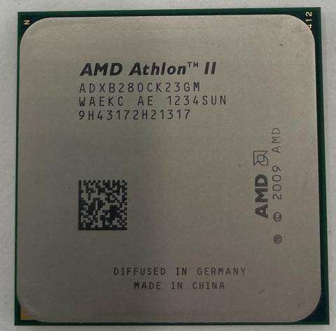 AMD Athlon II X2 B28 Desktop CPU Processor- ADXB28OCK23GM - Very Good