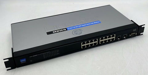 Linksys Cisco SRW2016 V1.3 16-Port Gigabit Switch with Webview