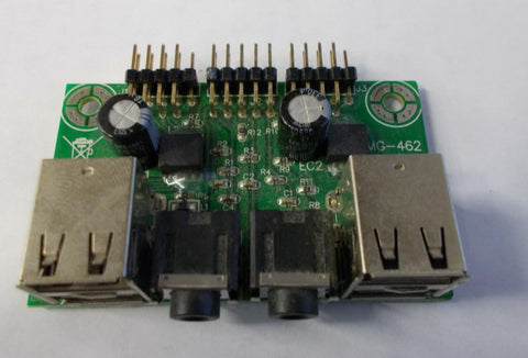 Acer Aspire X1200 Desktop USB/Audio Port Board- 48.3V002.011 - Very Good