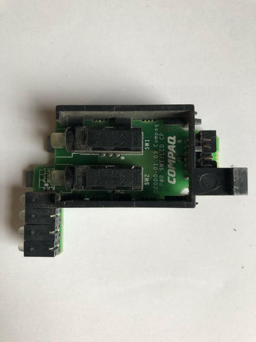 Hp prolient DL380 Power switch board p/n: 411026-001 - Very Good