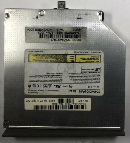 Dell Latitude D600 Laptop SN-324 CD-RW/DVD Drive- M5855 - Very Good